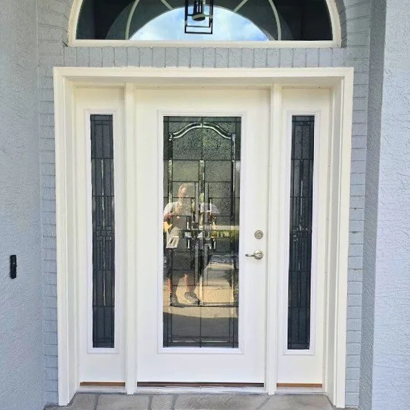 Artisan entry door installation