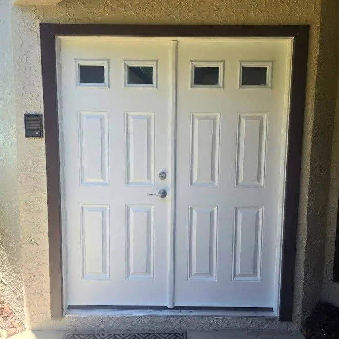 Artisan entry door installation